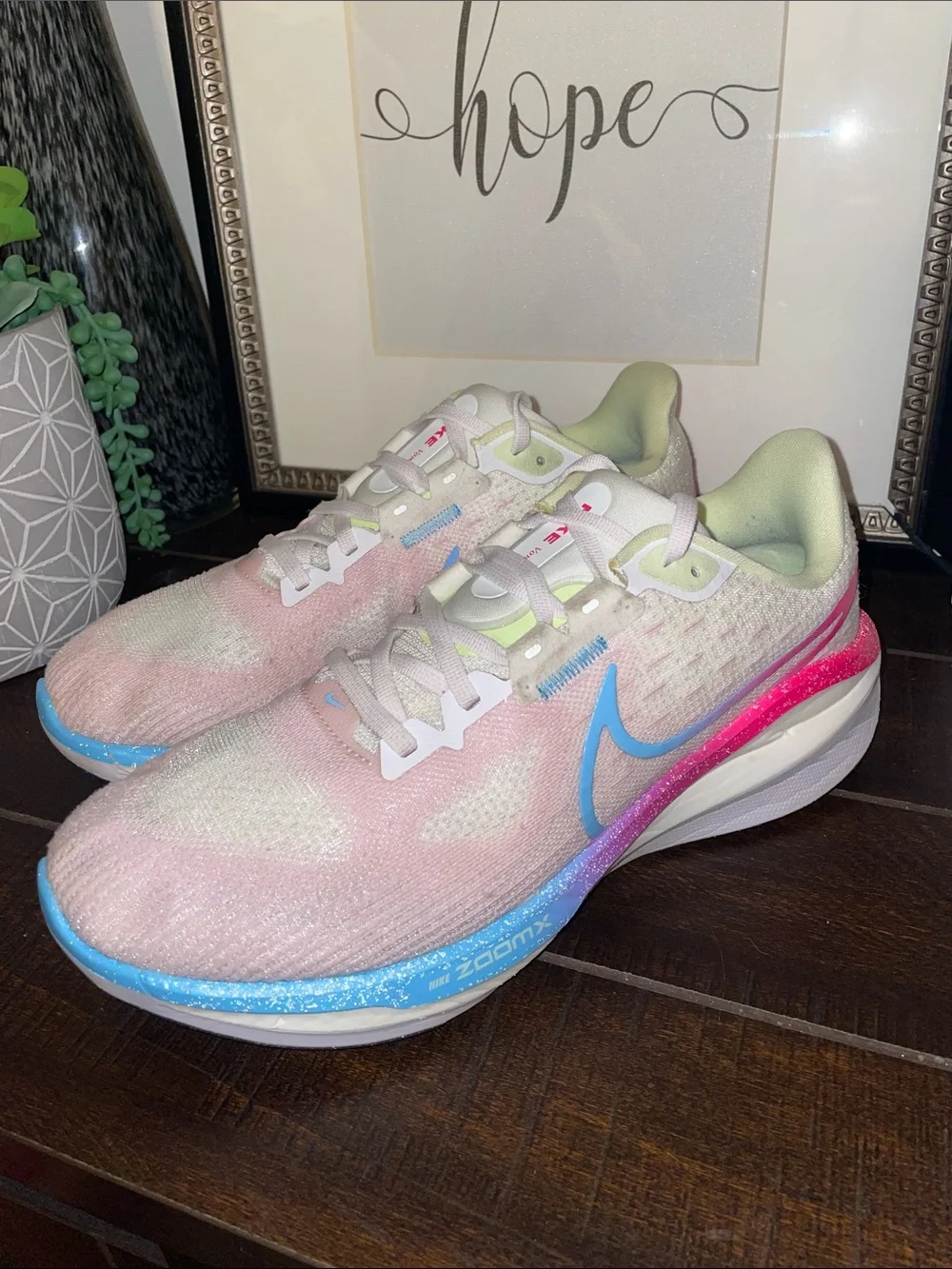 Nike ZoomX Vomero 17 Pink Foam Multi Color Size 9.5